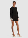 MAGLIONE CROP GIROCOLLO SHERLENE CON POLSINI A RUFFLES-ALICE + OLIVIA
