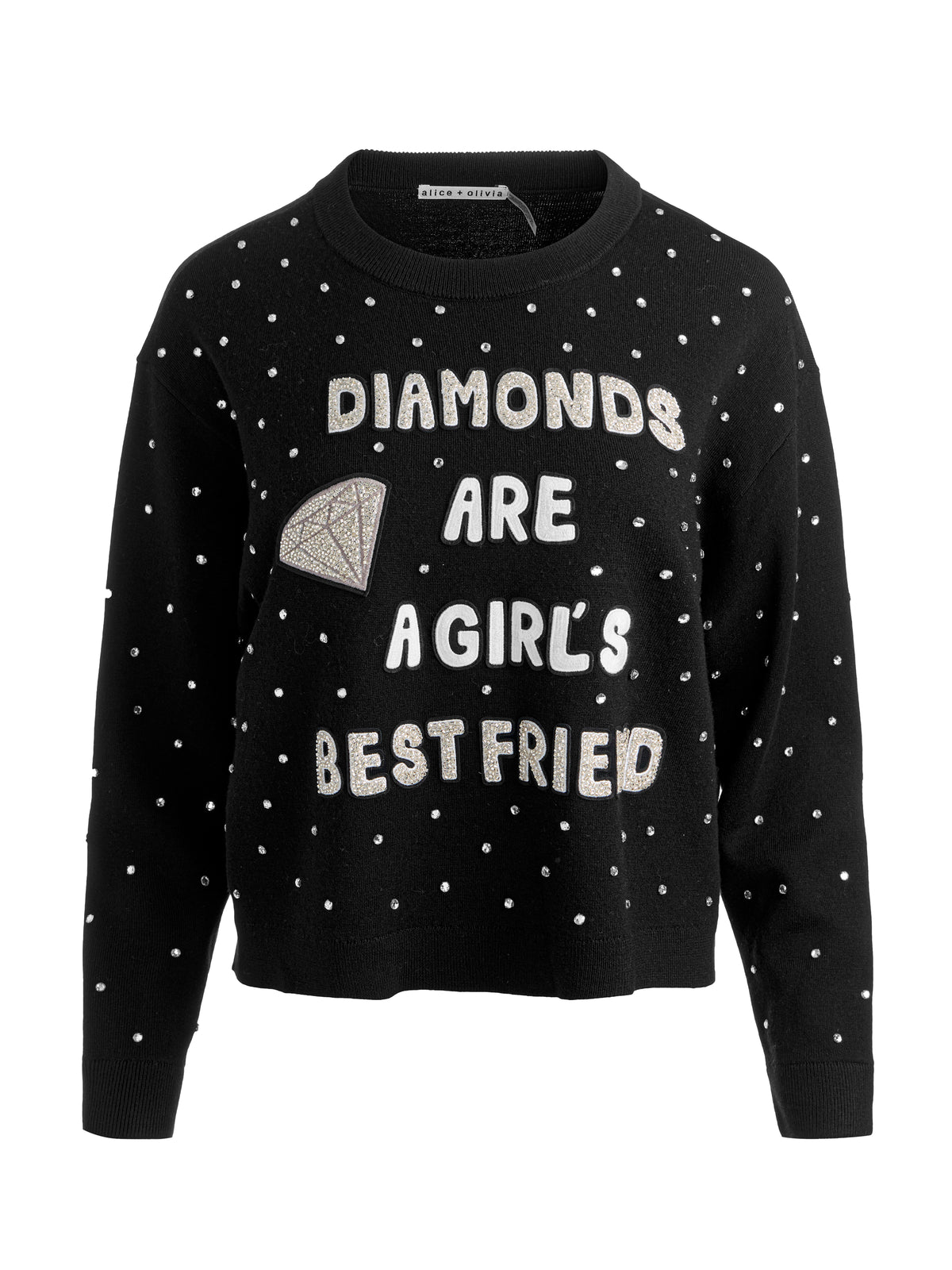 FELPA PERRY DIAMONDS ARE A GIRLS BEST FRIEND - NERA