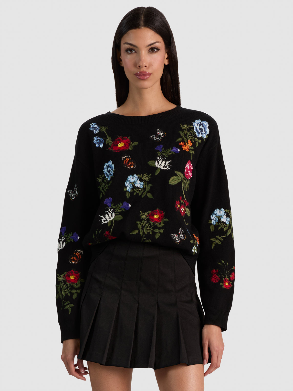 PULLOVER GIROCOLLO CON DECORAZIONI TEANNA-ALICE + OLIVIA