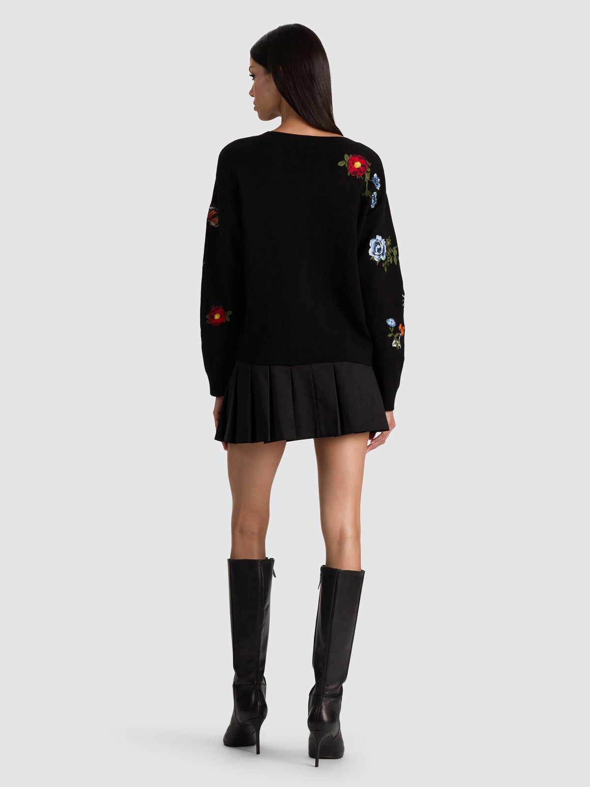 PULLOVER GIROCOLLO CON DECORAZIONI TEANNA-ALICE + OLIVIA