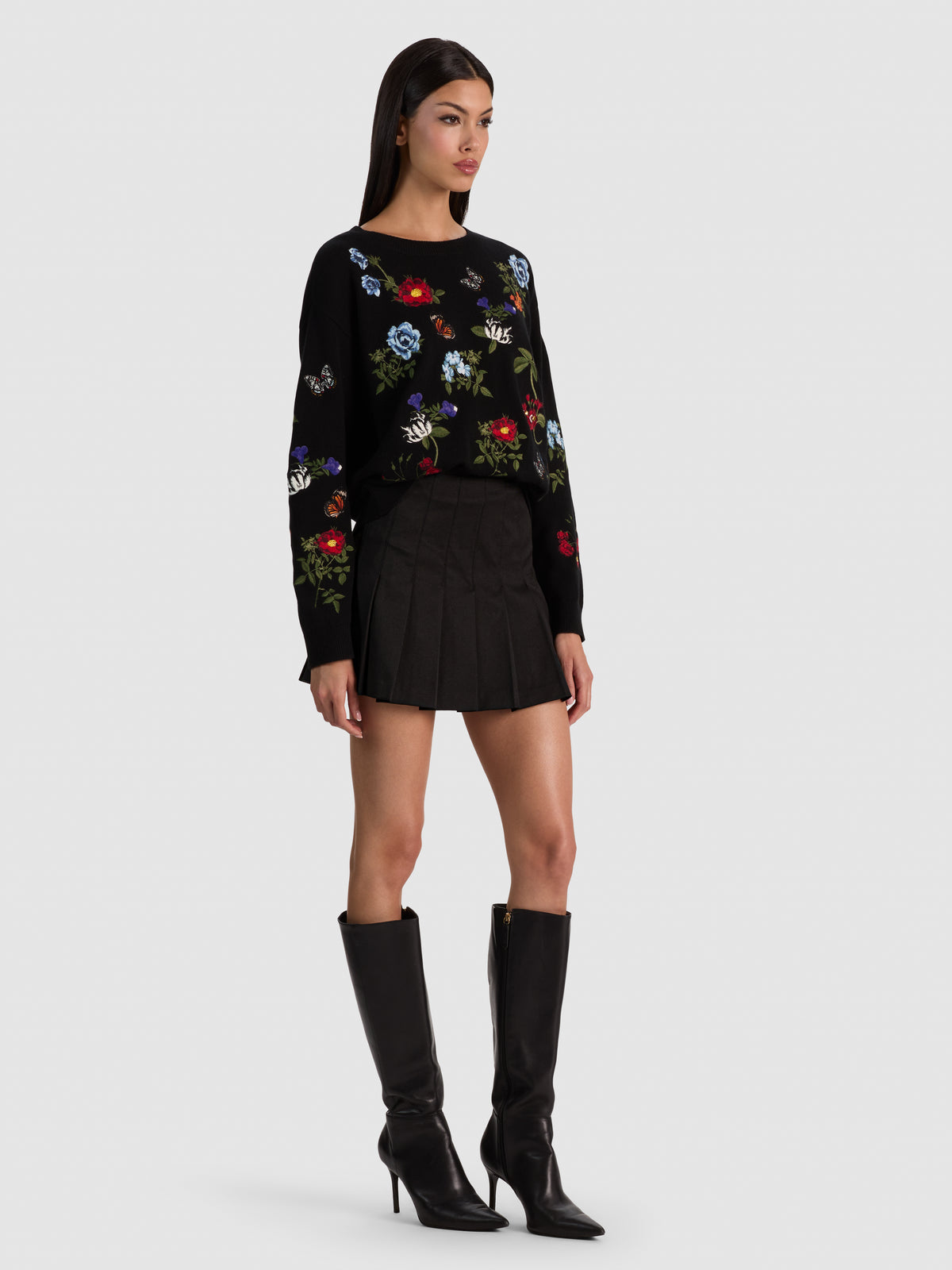 PULLOVER GIROCOLLO CON DECORAZIONI TEANNA-ALICE + OLIVIA