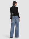MAGLIONE CON COLLO PORLA EMB-ALICE + OLIVIA