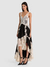 ADLA ASYMMETRICAL LACE DRESS-BLACK/CHINO-ALICE + OLIVIA