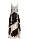 ADLA ASYMMETRICAL LACE DRESS-BLACK/CHINO-ALICE + OLIVIA