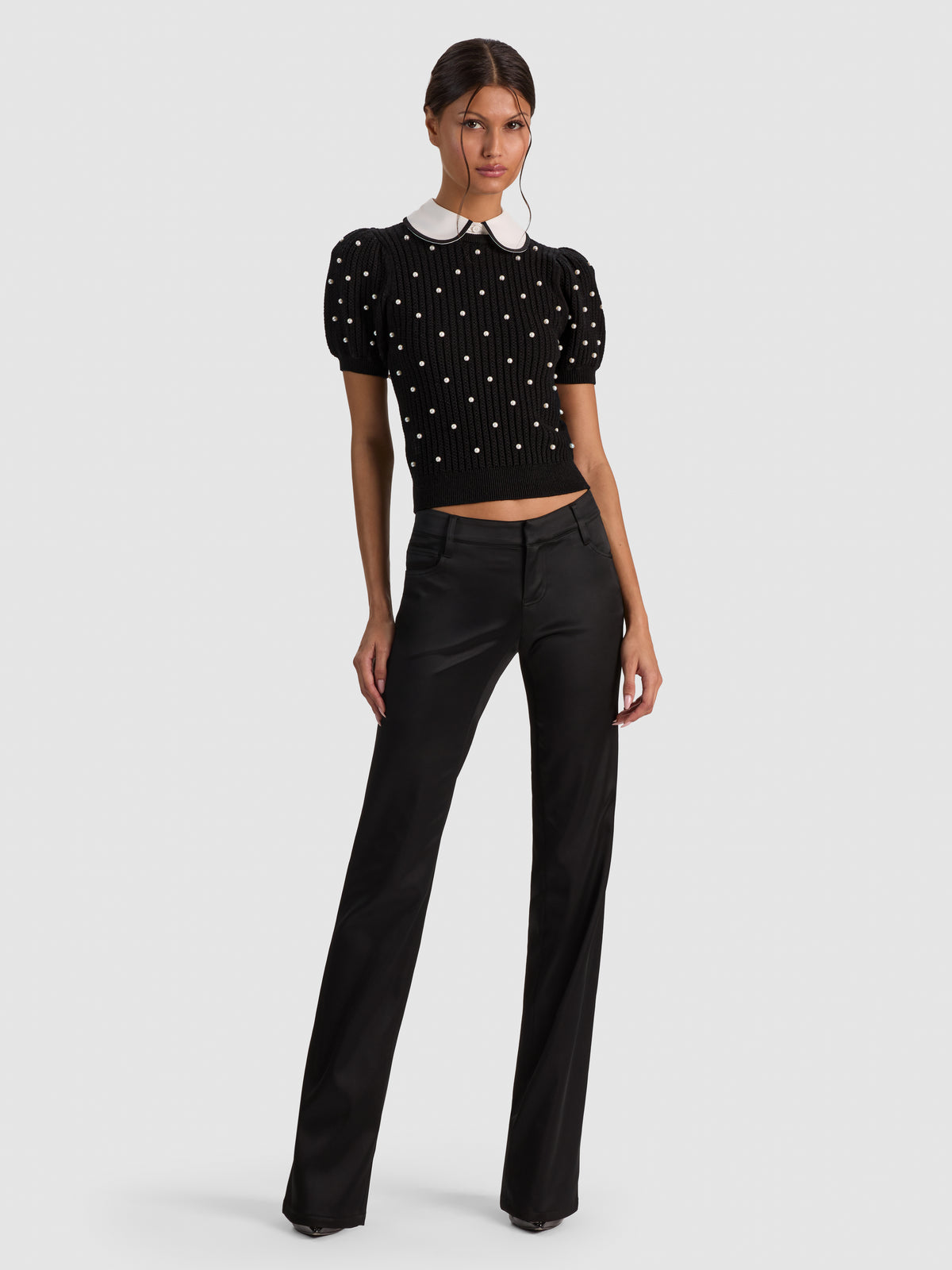 DAMON CIGARETTE PANT - BLACK
