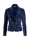 SABLE DOUBLE BREASTED BLAZER-MIDNIGHT BLUE-ALICE + OLIVIA