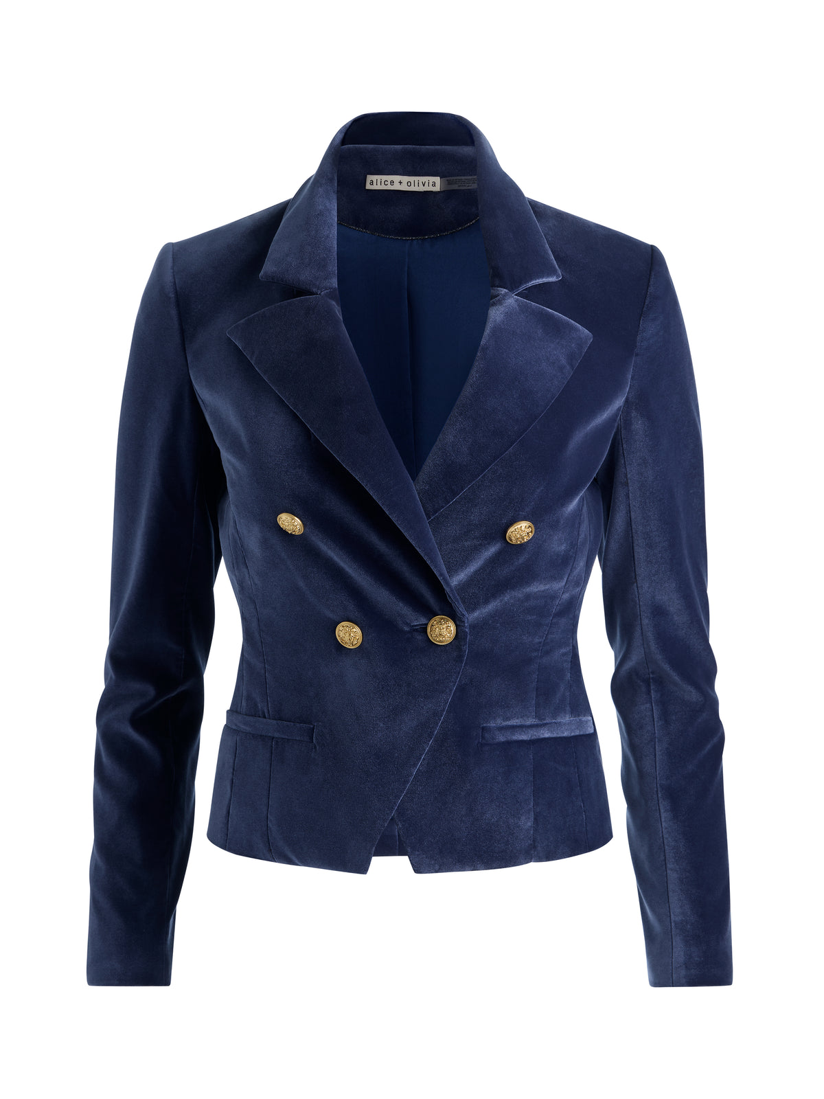 BLAZER CORTO DOPPIOPETTO SABLE - BLU NOTTE