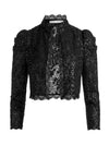 THOMASINA EMBELLISHED LACE JACKET-Black-ALICE + OLIVIA