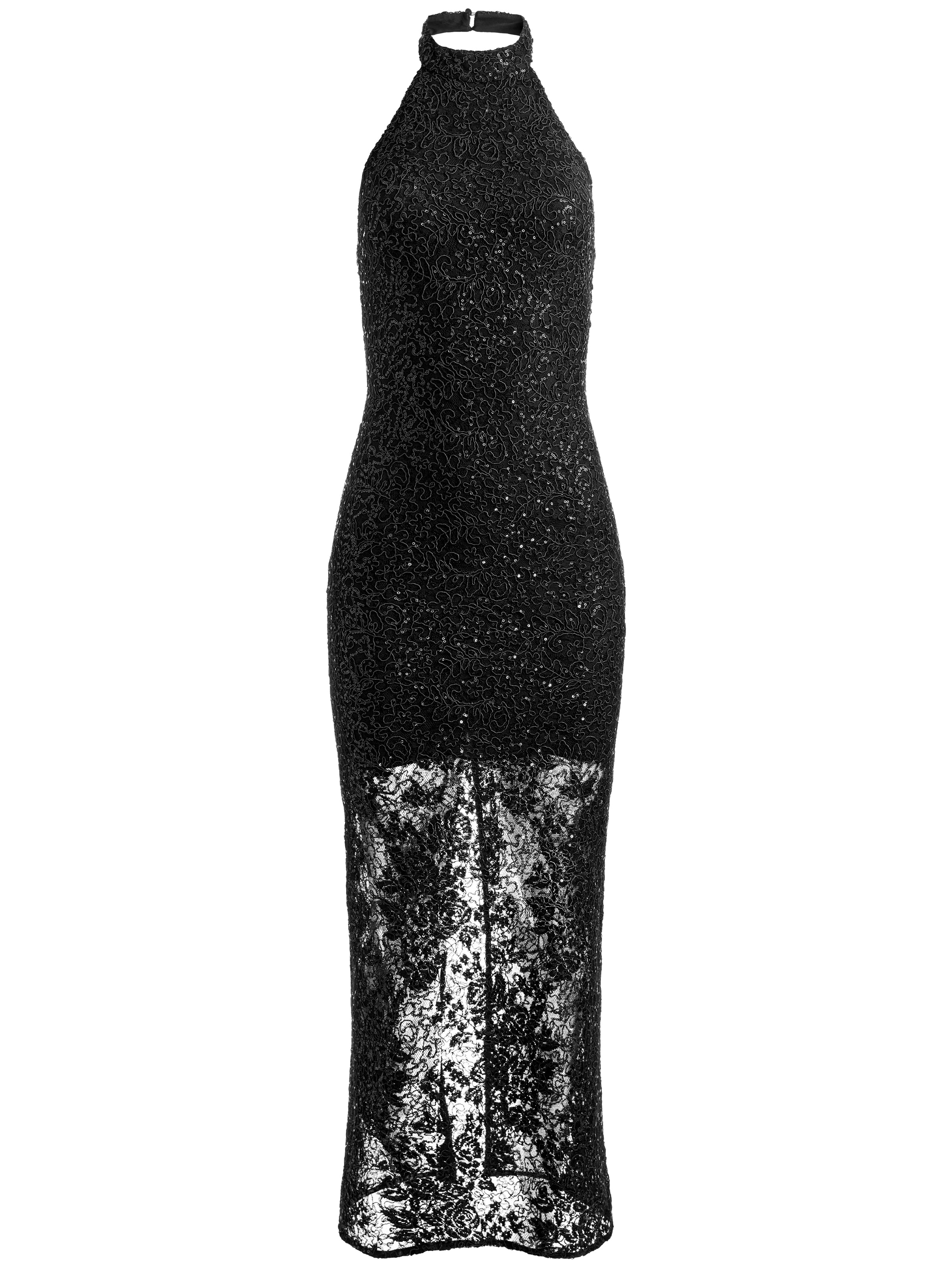 KOI EMBELLISHED MAXI DRESS - BLACK