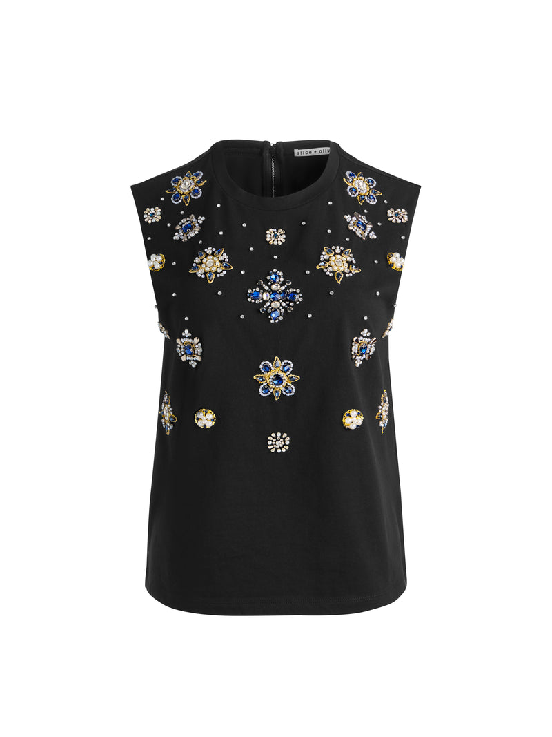 Micah Embellished Muscle Tank