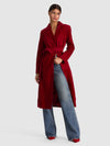 KARLEY SUEDE WRAP MAXI COAT-GARNET-ALICE + OLIVIA
