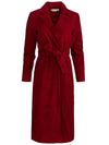 KARLEY SUEDE WRAP MAXI COAT-GARNET-ALICE + OLIVIA