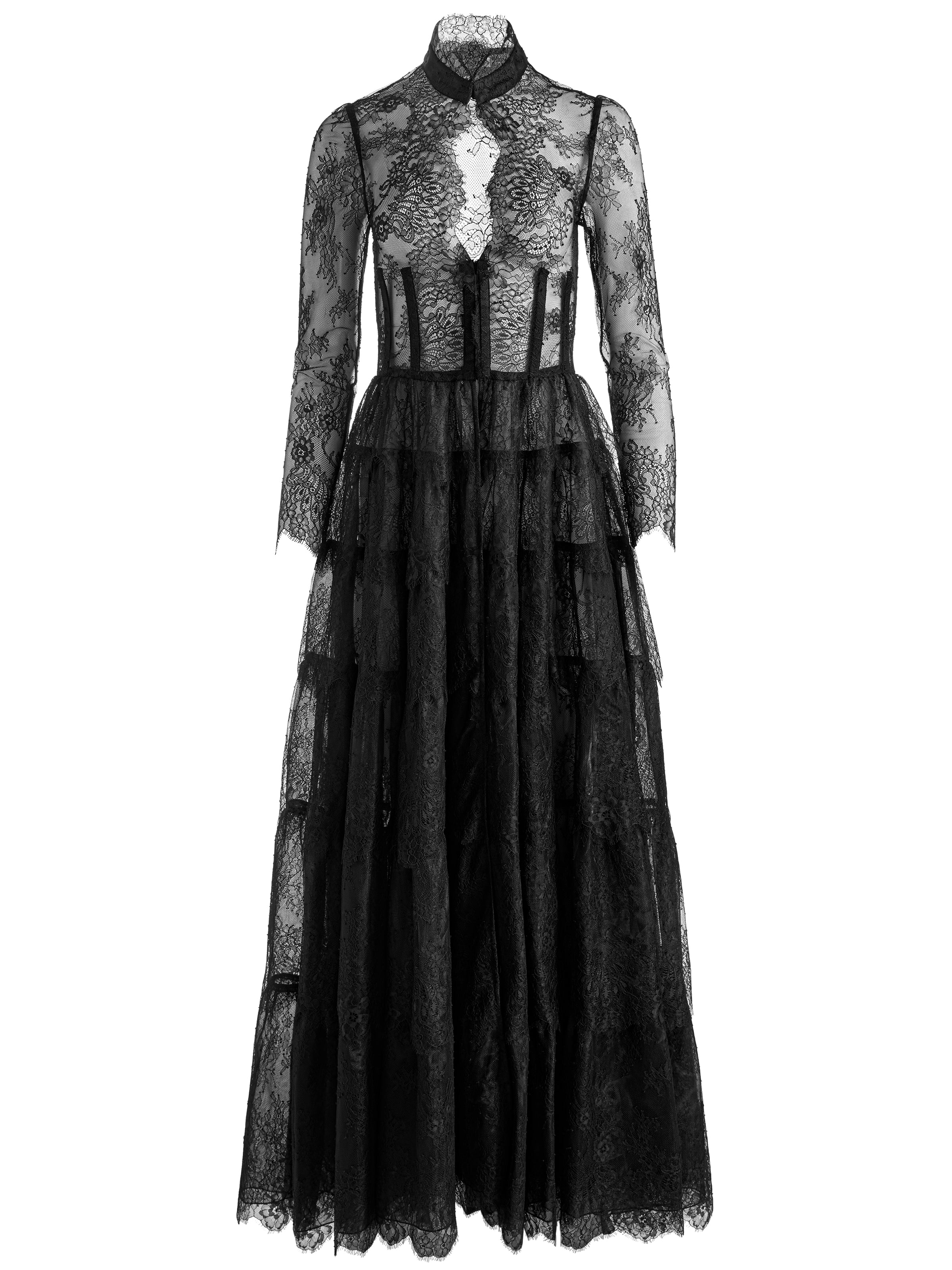 CAPPOTTO LUNGO XAVIER IN PIZZO A STRATI-ALICE + OLIVIA