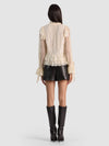WILHELMINA LACE RUFFLE TOP-CHINO-ALICE + OLIVIA