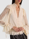 WILHELMINA LACE RUFFLE TOP-CHINO-ALICE + OLIVIA