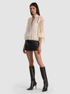 WILHELMINA LACE RUFFLE TOP-CHINO-ALICE + OLIVIA