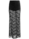 JUPE MAXI À ENFILER EN DENTELLE MAEVE LR DOUBLURE SHORTY-ALICE + OLIVIA