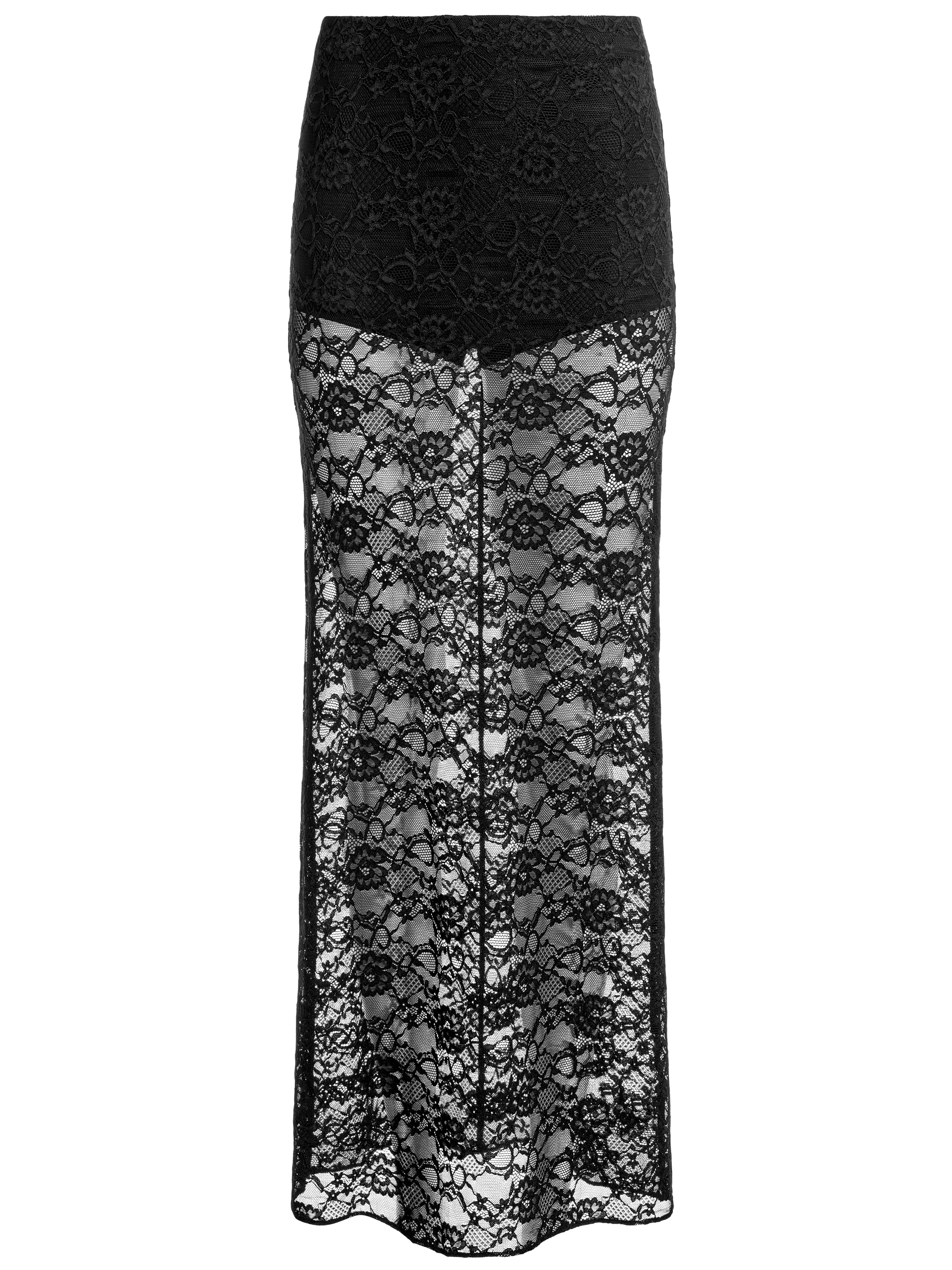 JUPE MAXI À ENFILER EN DENTELLE MAEVE LR DOUBLURE SHORTY-ALICE + OLIVIA
