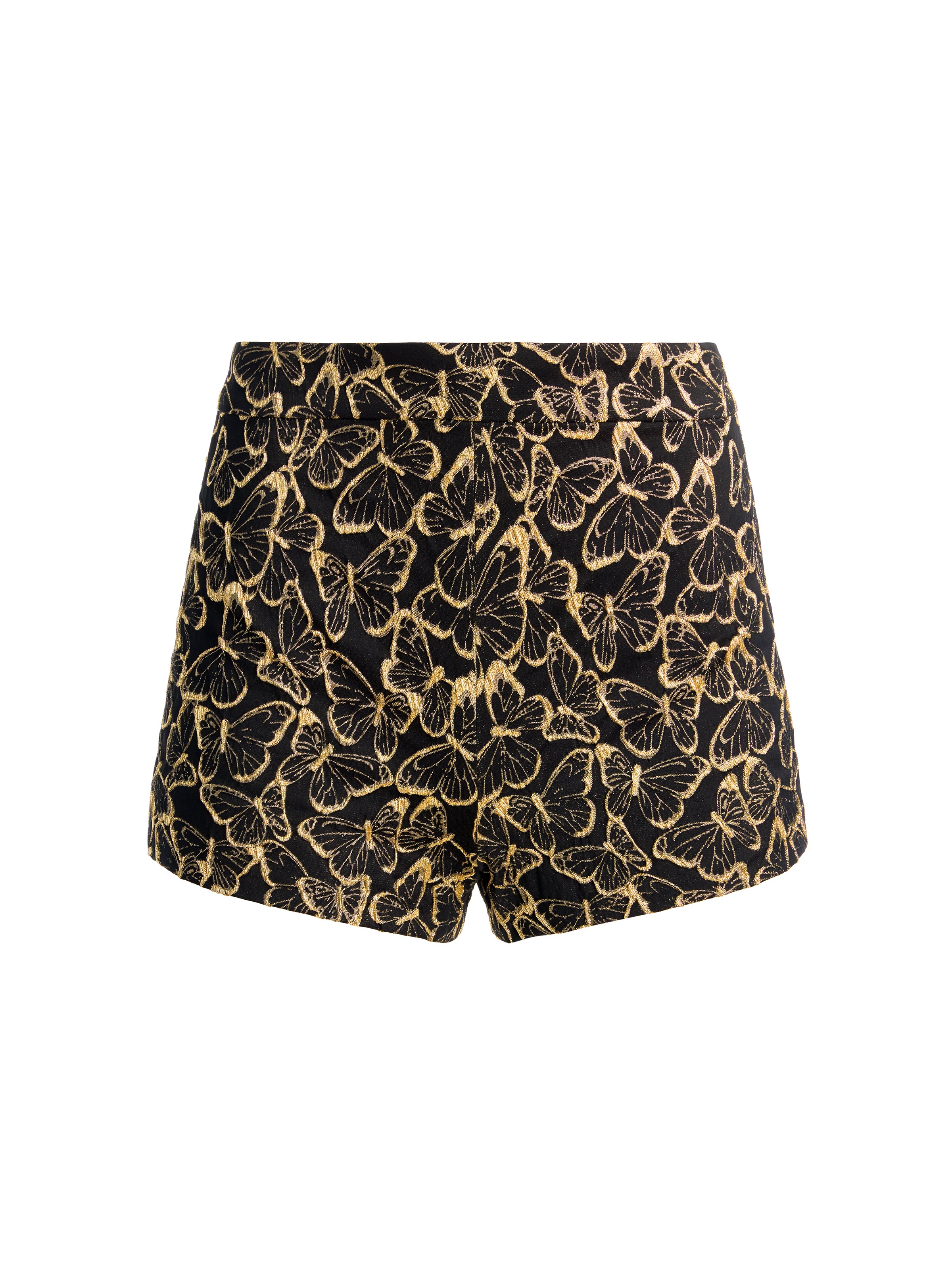 HERA HIGH RISE SHORT-BLACK/GOLD-ALICE + OLIVIA