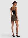 HERA HIGH RISE SHORT-BLACK/GOLD-ALICE + OLIVIA