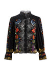 MARION LACE TRIM BLOUSE-MOONLIT MANOR-ALICE + OLIVIA
