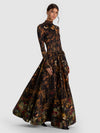 CHARA TURTLENECK MAXI DRESS-WISTFUL WOODS-ALICE + OLIVIA