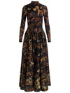 CHARA TURTLENECK MAXI DRESS-WISTFUL WOODS-ALICE + OLIVIA