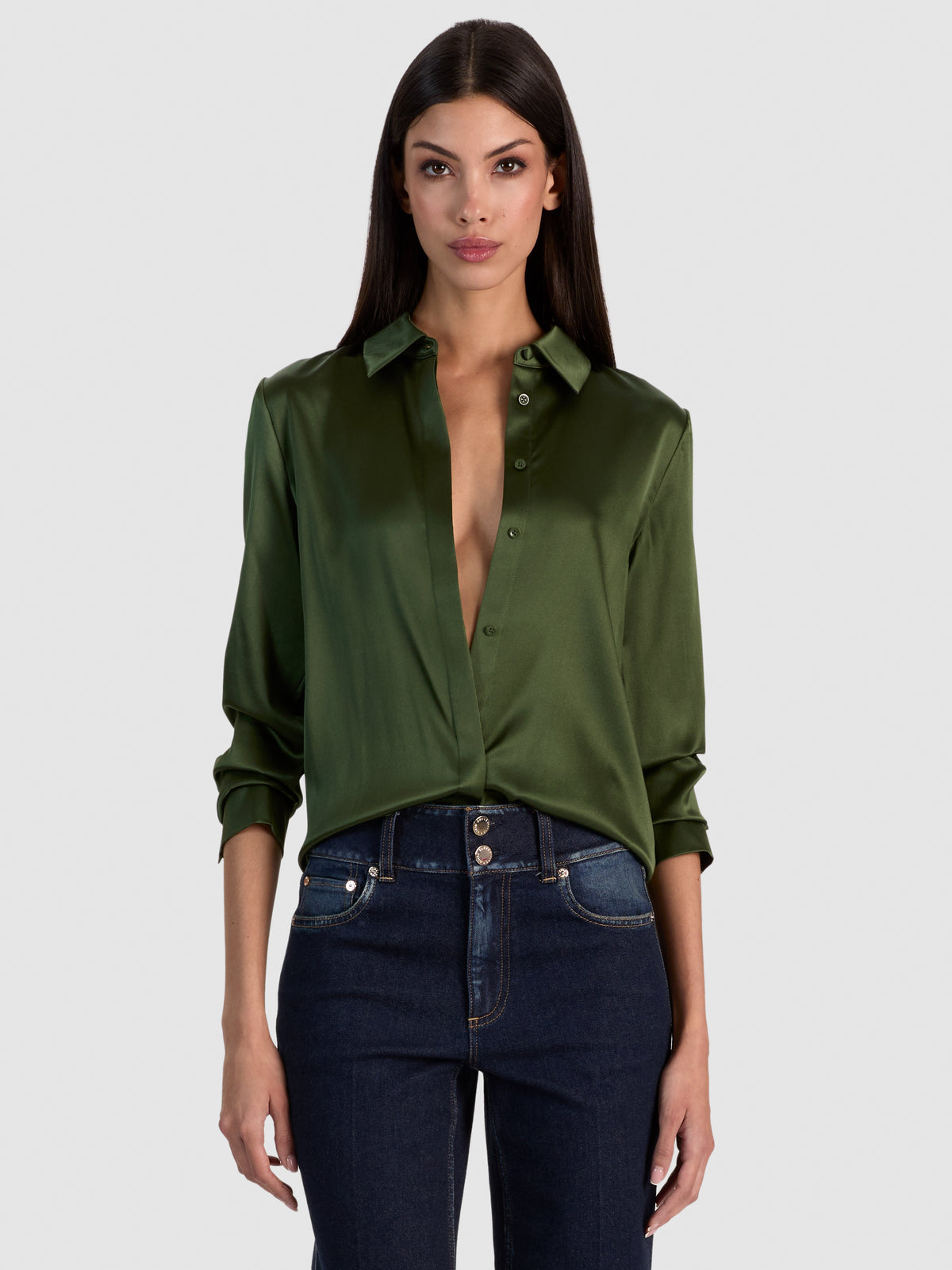 CAMICIA BRADY SLIM ABBOTTONATA-ALICE + OLIVIA
