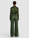 DYLAN WIDE LEG PANT-DARK FERN-ALICE + OLIVIA