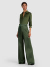 DYLAN WIDE LEG PANT-DARK FERN-ALICE + OLIVIA