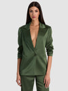 DENNY BLAZER-DARK FERN-ALICE + OLIVIA