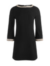 MAILYNN EMBELLISHED MINI DRESS-Black-ALICE + OLIVIA
