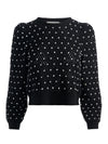 JOAN PEARL PULLOVER-Black-ALICE + OLIVIA
