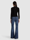 PORLA EMBELLISHED COLLARED SWEATER-BLACK/SILVER-ALICE + OLIVIA