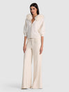 NADYA FAUX FUR TRIM CARDIGAN-SOFT WHITE-ALICE + OLIVIA