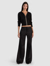DOLLIE EMBELLISHED HOODIE-Black-ALICE + OLIVIA