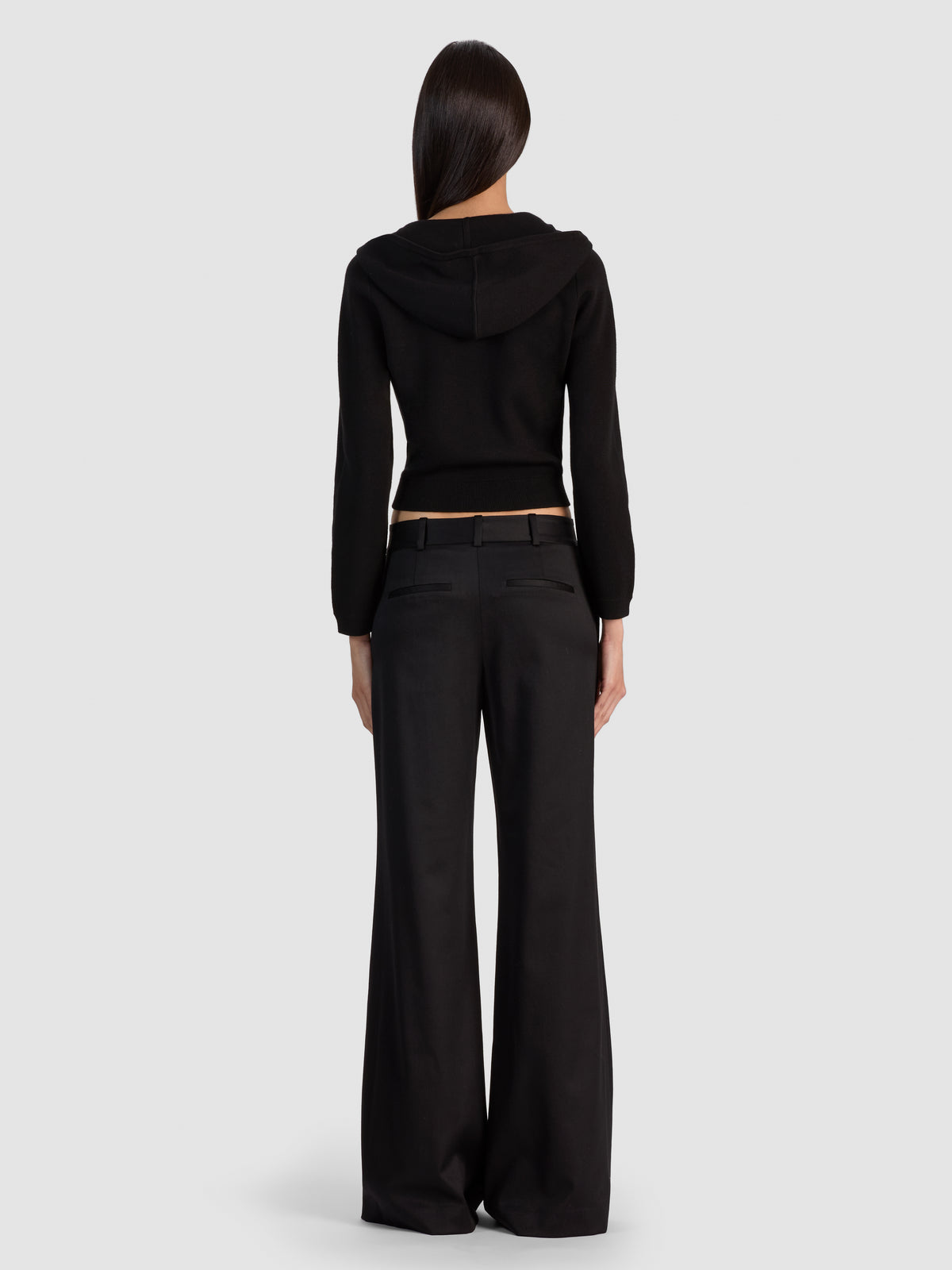 DOLLIE EMBELLISHED HOODIE-Black-ALICE + OLIVIA