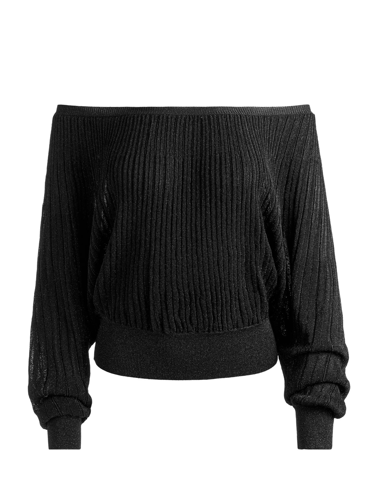 MAGLIONE CYRIL CON PIEGHE-BLACK METALLIC-ALICE + OLIVIA