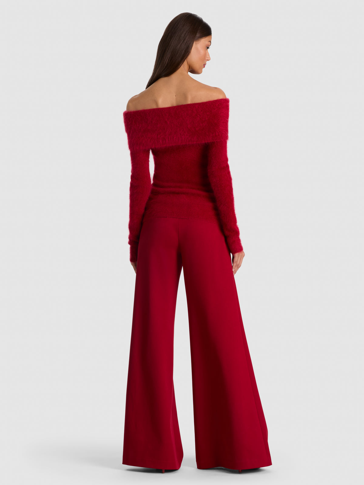 DOLAN FOLDOVER LS PULLOVER-ALICE + OLIVIA