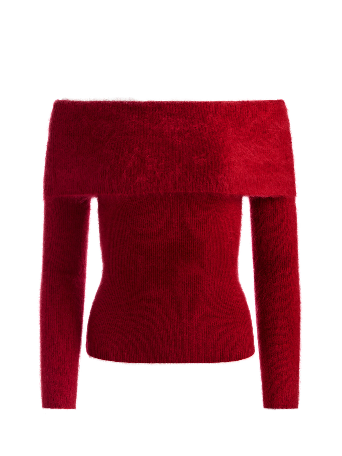 DOLAN FOLDOVER PULLOVER - GARNET