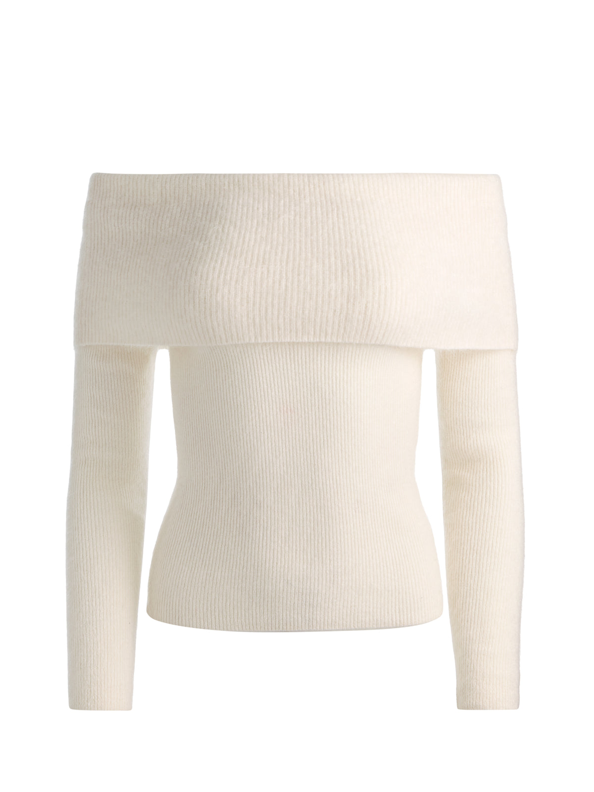 DOLAN FOLDOVER PULLOVER - SOFT WHITE