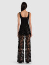 ISABELLA EMBELLISHED LACE JUMPSUIT-Black-ALICE + OLIVIA