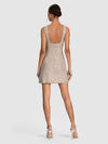 MANDY EMBELISHED MINI DRESS-SILVER-ALICE + OLIVIA