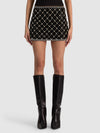 RUBI EMBELLISHED MICRO SKIRT-BLACK/MULTI-ALICE + OLIVIA