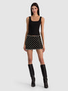 RUBI EMBELLISHED MICRO SKIRT-BLACK/MULTI-ALICE + OLIVIA
