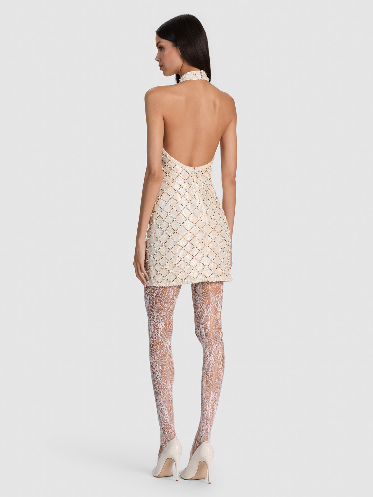 GATZ EMBELLISHED MINI DRESS-OFF WHITE/MULTI-ALICE + OLIVIA