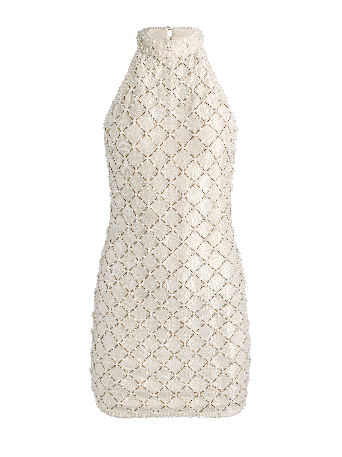 GATZ EMBELLISHED MINI DRESS-OFF WHITE/MULTI-ALICE + OLIVIA