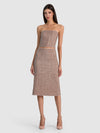 FIFI SEQUIN MIDI SKIRT-BLUSH-ALICE + OLIVIA
