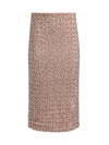 FIFI SEQUIN MIDI SKIRT-BLUSH-ALICE + OLIVIA
