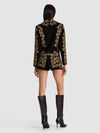 IVAN EMBELLISHED BLAZER-BLACK/GOLD-ALICE + OLIVIA